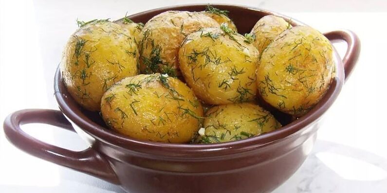 pečeni krumpir s biljem za mršavljenje